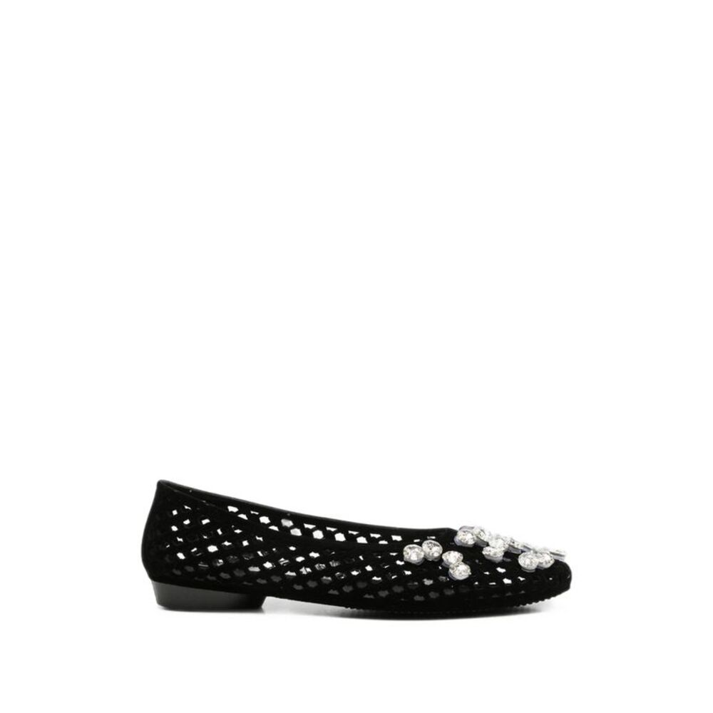 Heavenly Jelly Black Ballet Flats Women